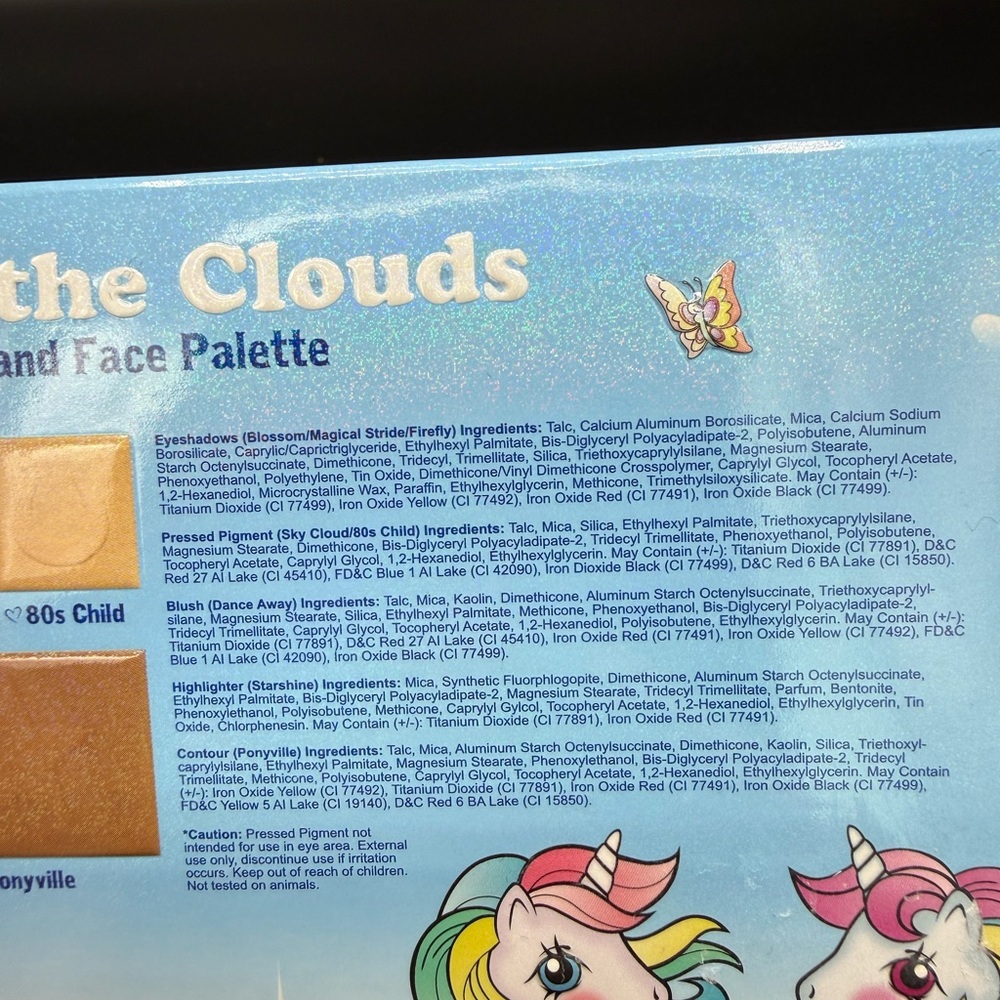 My Little Pony Lost in the Clouds Eye Shadow & Face Palette Beauty Creations NEW - Picture 5 of 6